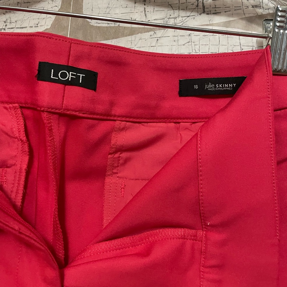 Deep Pink Skinny Pant - Picture 2 of 7